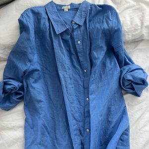 Jcrew linen coverup